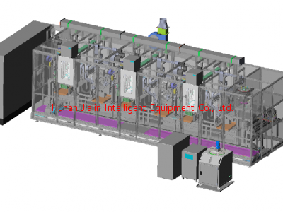 DC heating trickling and coating automatic production line -100S