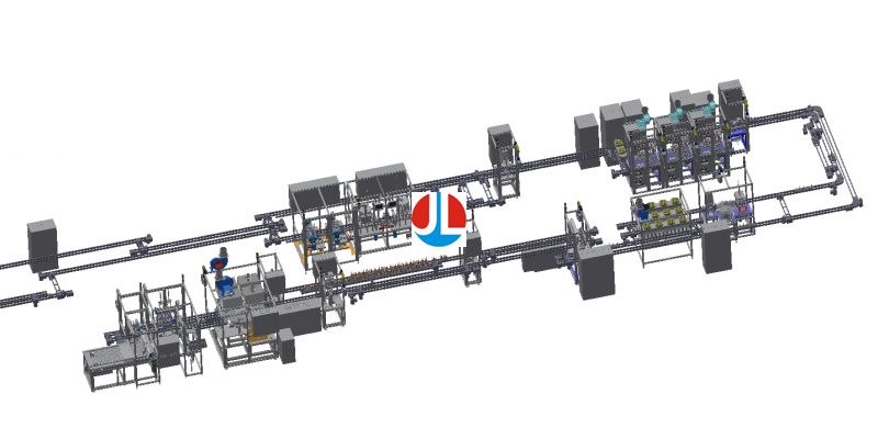 Wiper motor rotor intelligent production line